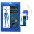 Ultra Premium: Optimal Comfort 10 Blue Mesh Electrodes, Sqaure 2"x2"